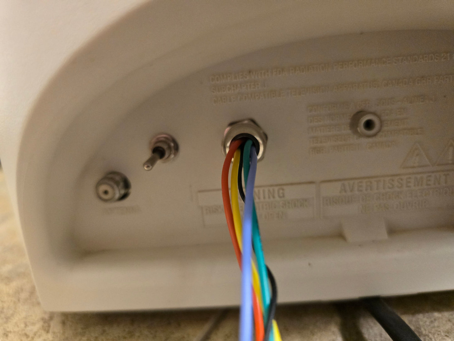 13" GE RGB Modded & Tube Swap