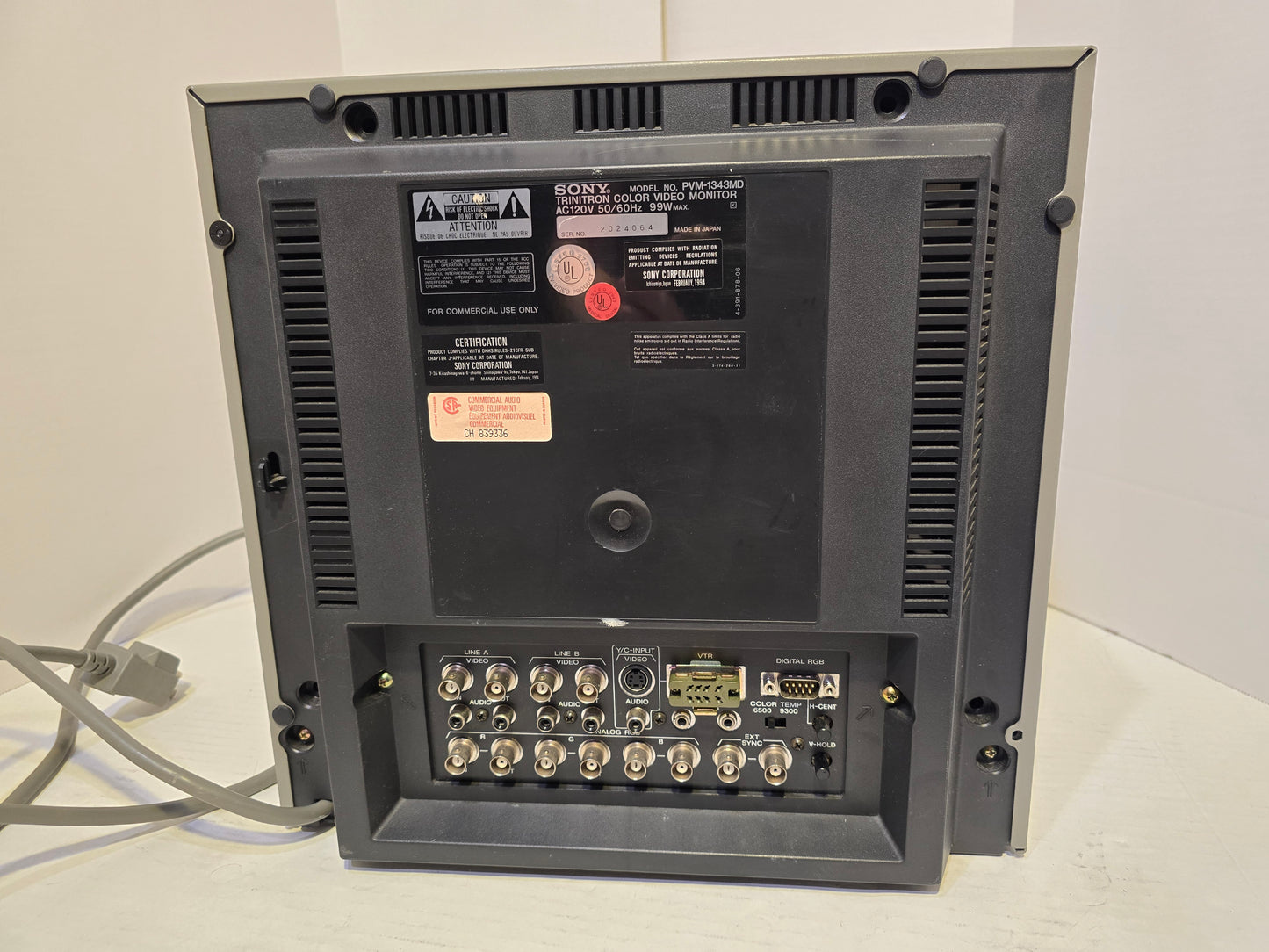 Sony PVM-1343MD
