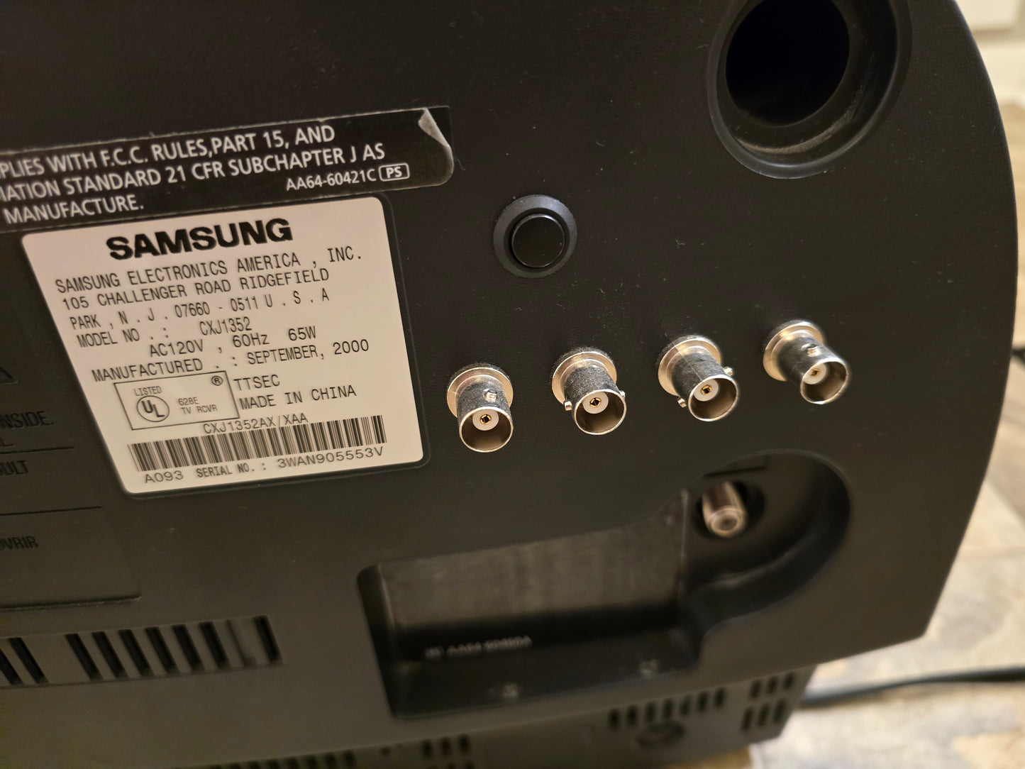 13" Samsung VHS RGB