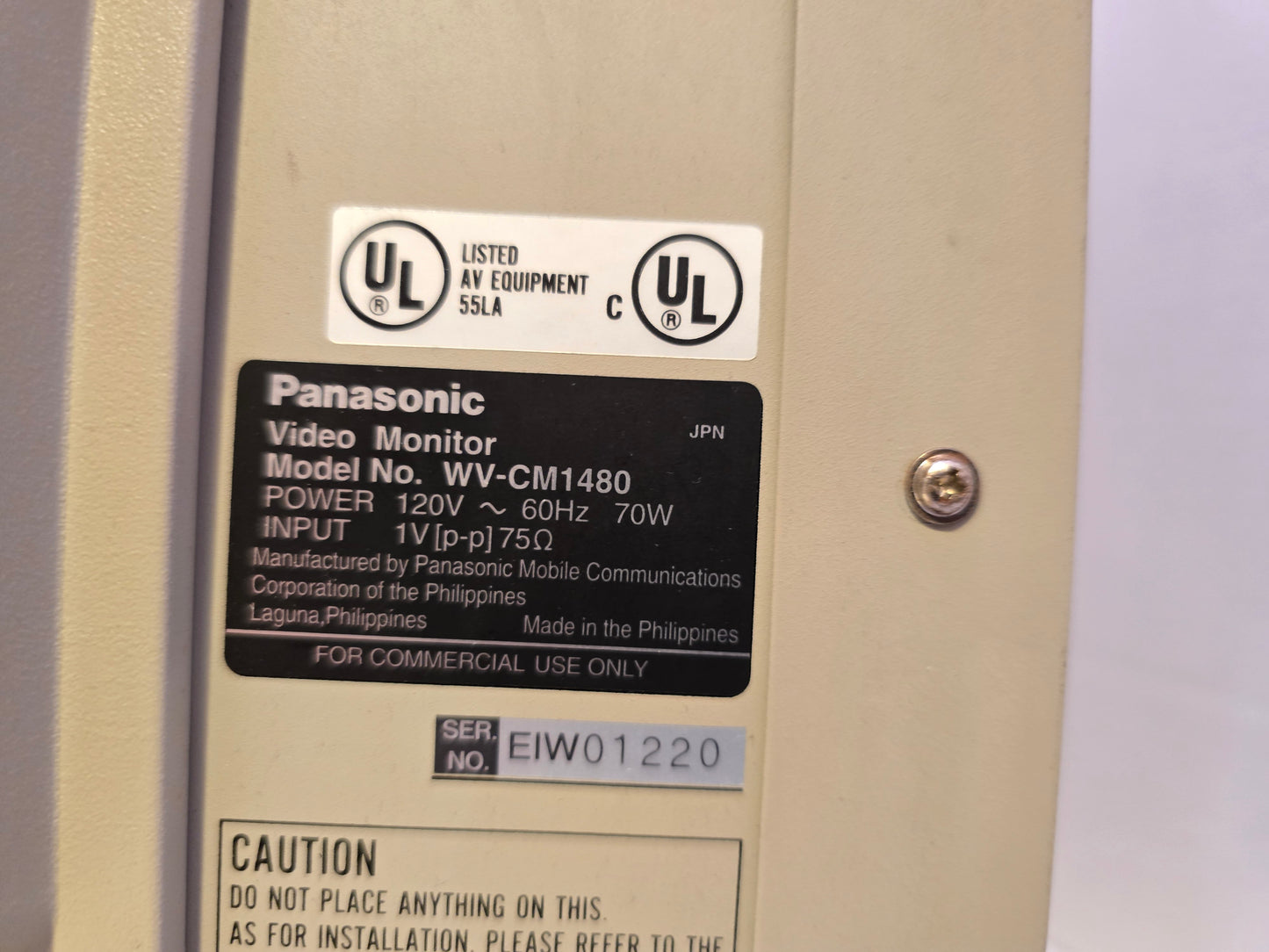Panasonic WV-CM1480
