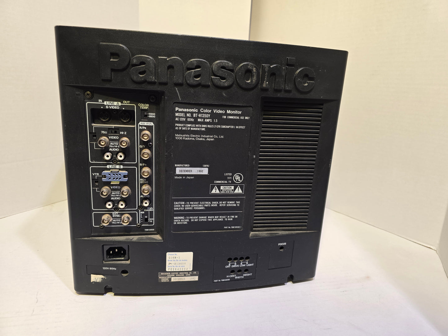 Panasonic BT-H1350Y