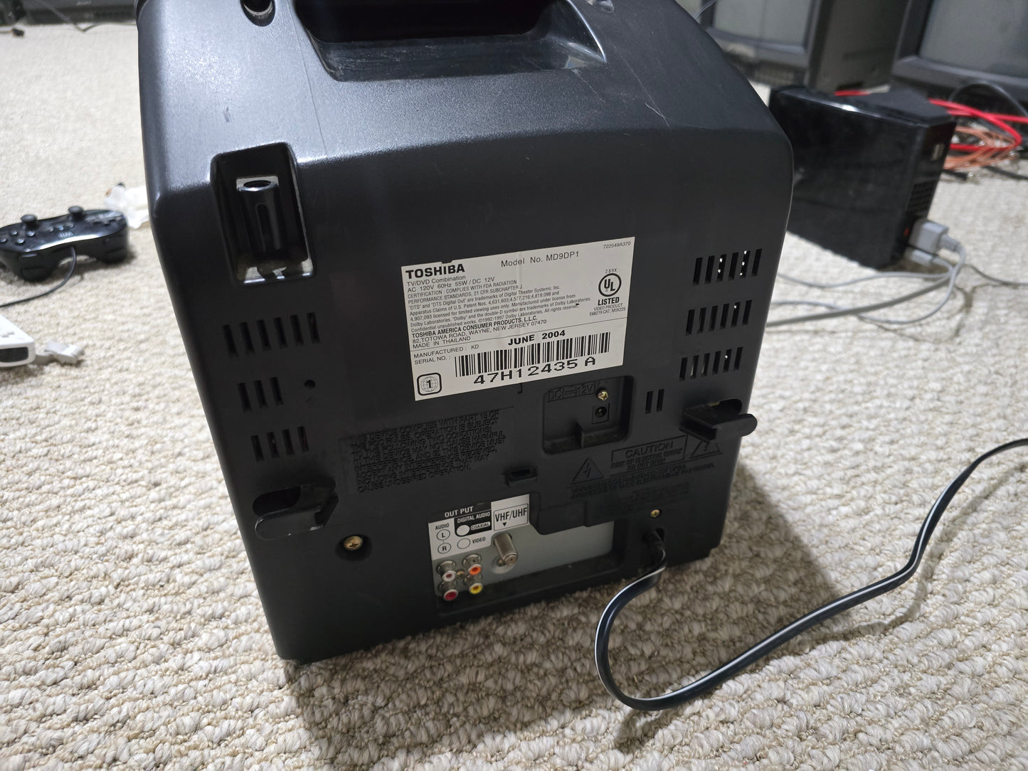 Toshiba 9" DVD TV